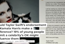 Taylor Swift endorsed Kamala Harris and Tim Walz on Instagram on Sept. 10, 2024, posing with her cat and explaining her choice. Pedro Ugarte/AFP via Getty Images
